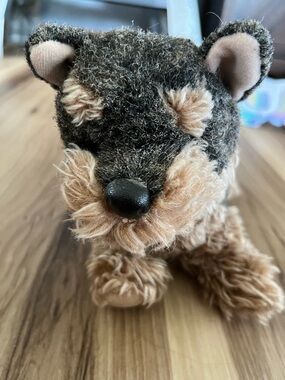 Douglas Yorkie Plush Stuffed Animal Dog Puppy Toy Yorkshire Terrier Gray Fuzzy